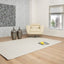 TAPETE LAVIN SAIRA D1004 | Tapete Decorativo para Recepción Hotel Hogar Departamento Sala | MARFIL PLATA | Varias Medidas | Rectangular | Interior - D1004-60 x 90 - LAVIN - NOGAL BEAT - Tapetes