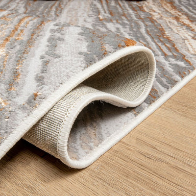 TAPETE LAVIN TERRA T9033 | Tapete Decorativo para Recepción Hotel Hogar Departamento Sala | CREMA ORO | Varias Medidas | Rectangular | Interior - T9033-60 x 90 - LAVIN - NOGAL BEAT - Tapetes