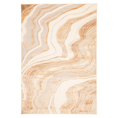 TAPETE LAVIN TERRA T9036 | Tapete Decorativo para Recepción Hotel Hogar Departamento Sala | CREMA ORO | Varias Medidas | Rectangular | Interior - T9036-60 x 90 - LAVIN - NOGAL BEAT - Tapetes