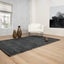 TAPETE LAVIN THANE N4005 | Tapete Decorativo para Recepción Hotel Hogar Departamento Sala | GRIS OBSCURO PLATA | Varias Medidas | Rectangular | Interior - N4005-60 x 90 - LAVIN - NOGAL BEAT - Tapetes