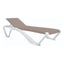Tumbona para Áreas de Exterior y Terrazas con Alberca 4 Posiciones - RESOL ACQUA - Varios Colores - Aluminio con Textilene y Apilable Protección UV