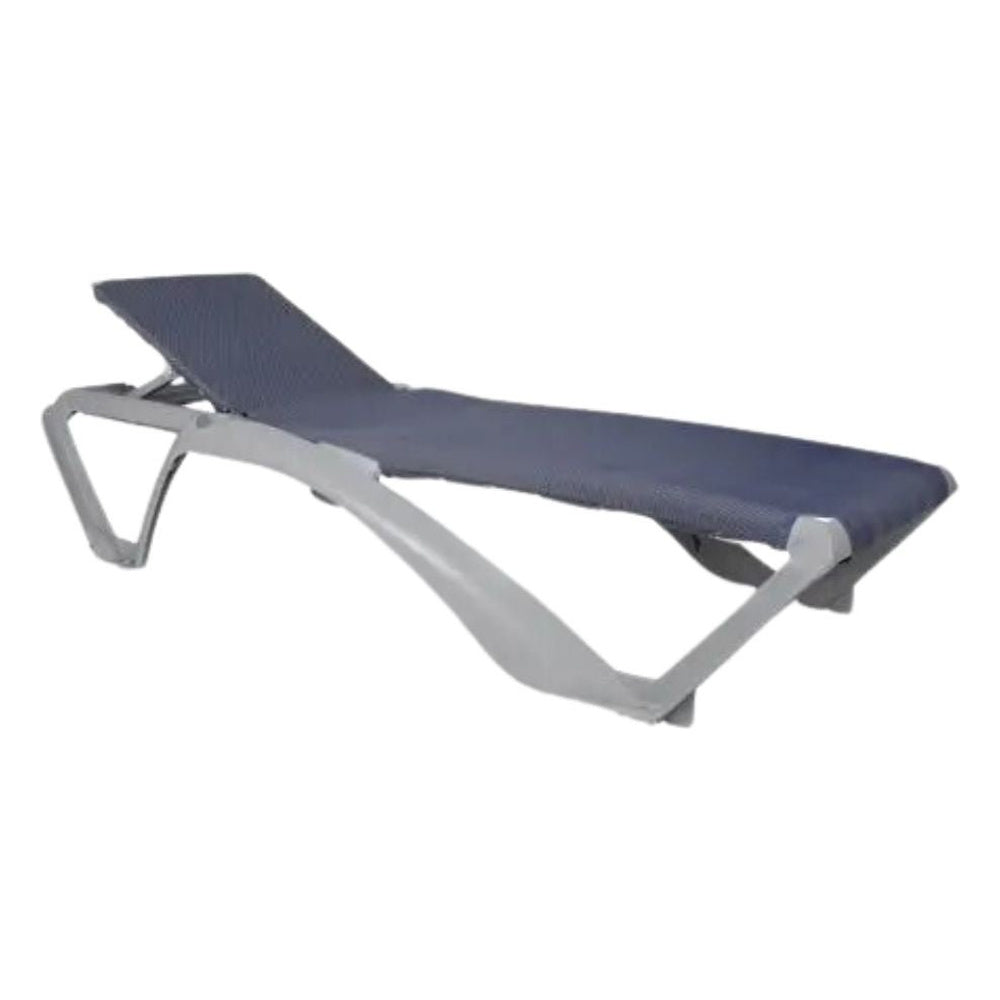Tumbona para Áreas de Exterior y Terrazas con Alberca Reclinable - RESOL MARINA CLUB - Varios Colores - Protección UV Ruedas Traseras y Tacos Antideslizantes