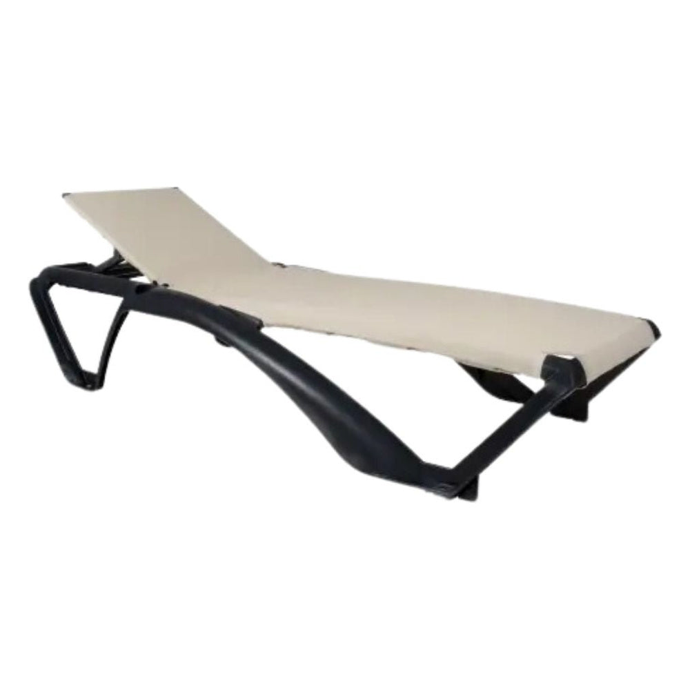 Tumbona para Áreas de Exterior y Terrazas con Alberca Reclinable - RESOL MARINA CLUB - Varios Colores - Protección UV Ruedas Traseras y Tacos Antideslizantes