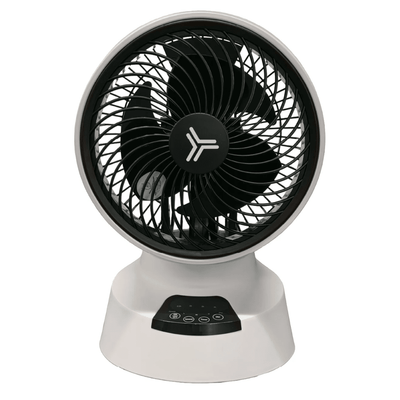 Ventilador de Escritorio Decorativo - MASTERFAN IRIS 7" - Blanco - 3 Aspas Retráctiles - IRIS 7" - Masterfan - NOGAL BEAT - Ventilador Decorativo