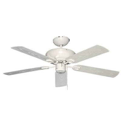 Ventilador Decorativo de Techo Evita Salinidad y Humedad Ideal para Costa - MASTERFAN HABANA 52 - Varios Colores - 5 Aspas Áreas Grandes - HABANA 52-B - Masterfan - NOGAL BEAT - Ventilador Decorativo