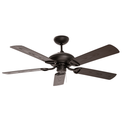 Ventilador Decorativo de Techo Evita Salinidad y Humedad Ideal para Costa - MASTERFAN HABANA 52 - Varios Colores - 5 Aspas Áreas Grandes - HABANA 52-C - Masterfan - NOGAL BEAT - Ventilador Decorativo