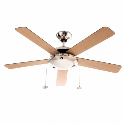 Ventilador Decorativo de Techo para Hotel - MASTERFAN ESPARTA 52 - Varios Colores - 5 Aspas Áreas Grandes - ESPARTA 52-C - Masterfan - NOGAL BEAT - Ventilador Decorativo