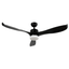 Ventilador Decorativo de Techo para Oficina - MASTERFAN FENIX 52 - Negro - 3 Aspas Áreas Grandes - FENIX 52 - Masterfan - NOGAL BEAT - Ventilador Decorativo