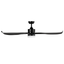 Ventilador Decorativo de Techo para Oficina - MASTERFAN FENIX 52 - Negro - 3 Aspas Áreas Grandes - FENIX 52 - Masterfan - NOGAL BEAT - Ventilador Decorativo