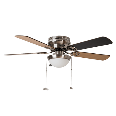 Ventilador Decorativo de Techo para Oficina - MASTERFAN METRO 42 - Varios Colores - 5 Aspas Áreas Medianas - METRO 42 - Masterfan - NOGAL BEAT - Ventilador Decorativo
