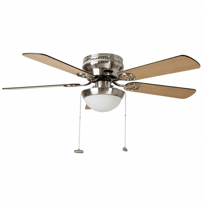 Ventilador Decorativo de Techo para Oficina - MASTERFAN METRO 42 - Varios Colores - 5 Aspas Áreas Medianas - METRO 42 - Masterfan - NOGAL BEAT - Ventilador Decorativo