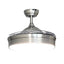 Ventilador Decorativo de Techo para Sala de Juntas - MASTERFAN ROMA - Satinado - 4 Aspas Desplegables Áreas Medianas - ROMA - Masterfan - NOGAL BEAT - Ventilador Decorativo