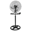 Ventilador Decorativo - MASTERFAN X3 - Negro - 3 Aspas - 3 Formas Diferentes - Áreas Medianas - X3 18" Negro - Masterfan - NOGAL BEAT - Ventilador Decorativo