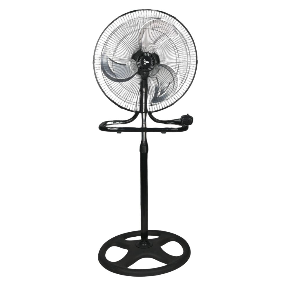 Ventilador Decorativo - MASTERFAN X3 - Negro - 3 Aspas - 3 Formas Diferentes - Áreas Medianas - X3 18" Negro - Masterfan - NOGAL BEAT - Ventiladores Decorativos