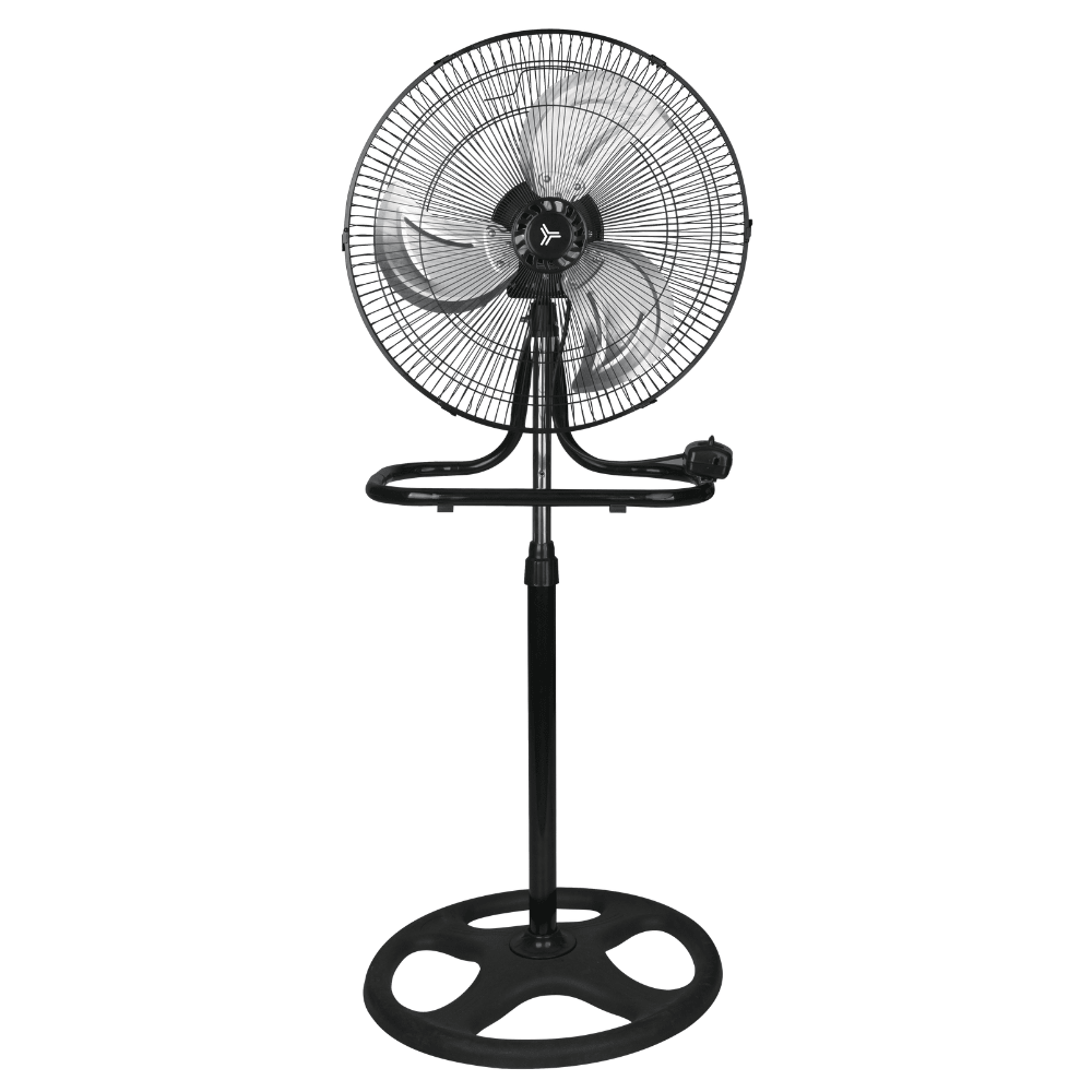 Ventilador Decorativo - MASTERFAN X3 TURBO 18"- Negro - 3 Aspas - 3 Formas Diferentes - X3 TURBO 18" - Masterfan - NOGAL BEAT - Ventilador Decorativo