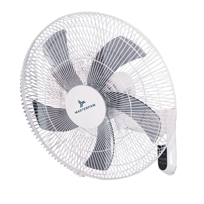 Ventilador Industrial de Pared para Bodegas - MASTERFAN MURO 18" - Varios Colores - 5 Aspas Áreas Medianas - MURO BLANCO - Masterfan - NOGAL BEAT - Ventilador Industrial