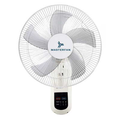 Ventilador Industrial de Pared para Bodegas - MASTERFAN MURO 18" - Varios Colores - 5 Aspas Áreas Medianas - MURO BLANCO - Masterfan - NOGAL BEAT - Ventilador Industrial