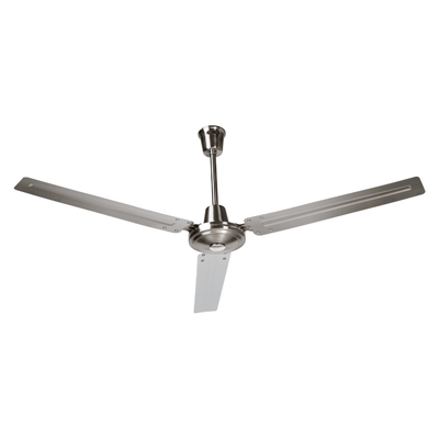 Ventilador Industrial de Techo para Bodegas - MASTERFAN CENTAURO 56 - Satinado - 3 Aspas Áreas Grandes - CENTAURO 56 - Masterfan - NOGAL BEAT - Ventilador Industrial