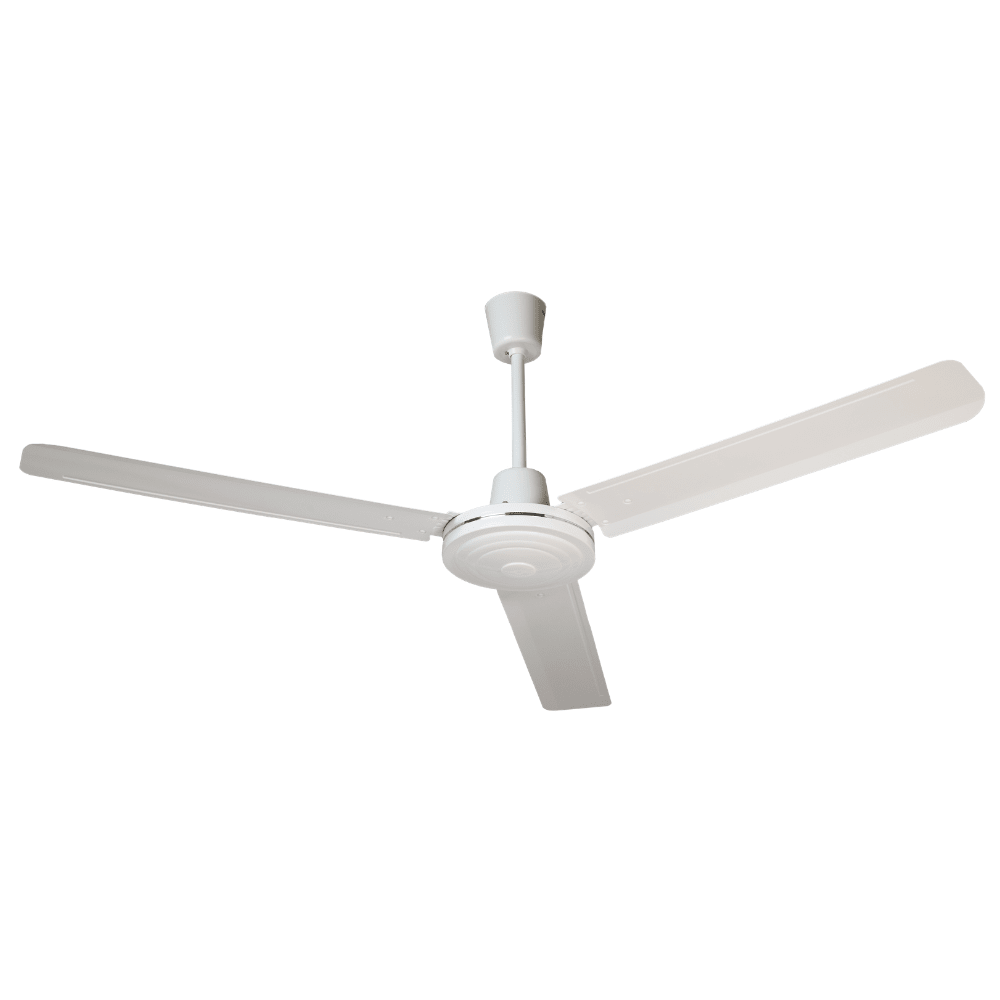 Ventilador Industrial de Techo para Bodegas - MASTERFAN HERCULES 56 - Blanco - 3 Aspas Áreas Grandes - HERCULES 56 - Masterfan - NOGAL BEAT - Ventilador Industrial