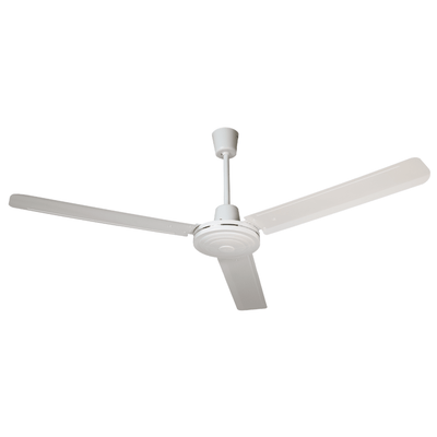 Ventilador Industrial de Techo para Bodegas - MASTERFAN HERCULES 56 - Blanco - 3 Aspas Áreas Grandes - HERCULES 56 - Masterfan - NOGAL BEAT - Ventilador Industrial