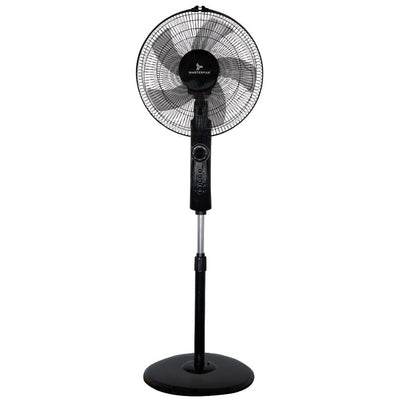 VENTILADOR MASTERFAN ARES 16 | Ventilador Pedestal Negro | 16" | Pedestal | Negro | Interior - ARES - Masterfan - NOGAL BEAT - Ventiladores