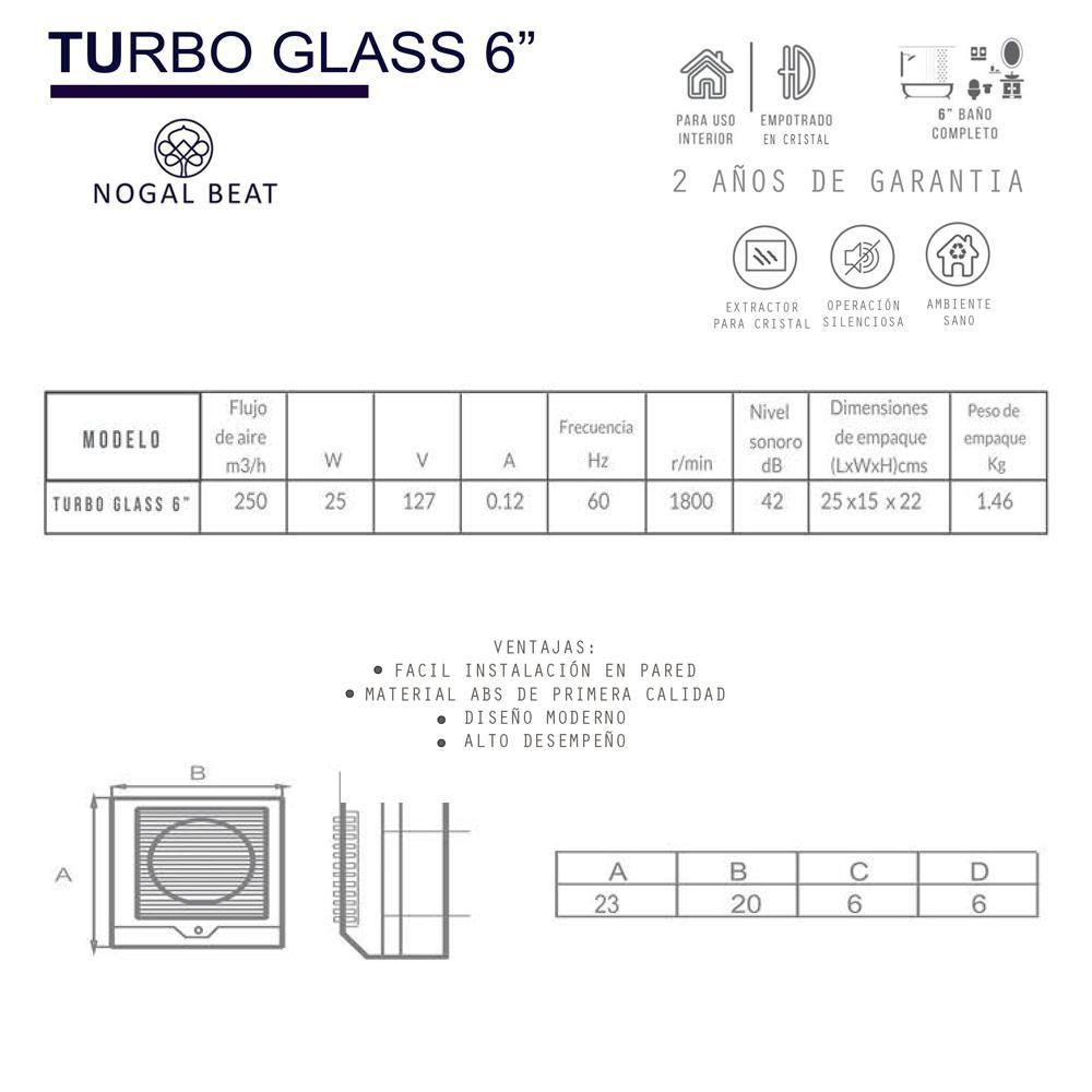 Extractor de Aire para Baños Completos - MASTERFAN TURBO GLASS 6 - Blanco - Operación Silenciosa Ventiladores Industriales Circulación de Aire Ventilación Industrial Sistemas de Ventilación Ruido de Ventiladores Aire Fresco Ventilación Industrial Ventilación Comercial Ventiladores de Techo Ventiladores de Pie Ventiladores de Conducto Calidad del Aire Interior Naves Industriales y Fábricas Almacenes y Centros de Distribución Talleres y Fábricas de Procesamiento Centros Comerciales y Grandes Superficies