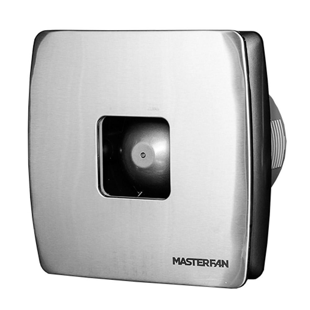 Extractor de Aire para Medios Baños - MASTERFAN VISTA 4 - Satinado - Operación Silenciosa Extractores Axiales Extractores Centrífugos Extractores de Techo Extractores Helicoidale Extractores de Conducto Aireación Circulación de Aire Extracción de Aire Cocinas Industriales Baños Laboratorios Áreas Industriales Garajes y Talleres Sistemas de Ventilación de Edificios Hotel Hostelería