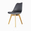 SILLA KINGSTRONG FRANKFURT SILL0670538 | Silla Comercial para Restaurante | Base 4 Puntas | Madera Solida Cruzada | Polipropileno | Acojinado | Interior Cafetería Bar Zona de Alimentos Barra Bistro