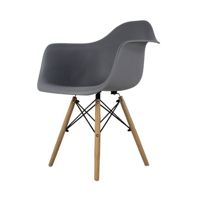 SILLA KINGSTRONG JM-1619 ESTOCOLMO SILL0360326 | Silla Comercial para Cafetería | Base 4 Puntas Madera | Varilla Cruzada | Polipropileno | Interior Sala Vestíbulo Decorar Espacios Pasillos Restaurante Bistro Zona de Alimentos 