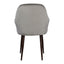 SILLA KINGSTRONG MOB-052 TRENTO VELVET SILL2242332 | Silla Ocasional Comercial Decorativa | Base 4 Puntas Metal | Tapizado Tela | Interior