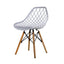 SILLA KINGSTRONG OSLO VENTO SILL0363037 | Silla Comercial para Cafetería | Base 4 Puntas Madera | Polipropileno | Interior Bar Hotel Hostelería Restaurante Zona de Alimentos