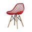 SILLA KINGSTRONG OSLO VENTO SILL0363037 | Silla Comercial para Cafetería | Base 4 Puntas Madera | Polipropileno | Interior Bar Hotel Hostelería Restaurante Zona de Alimentos