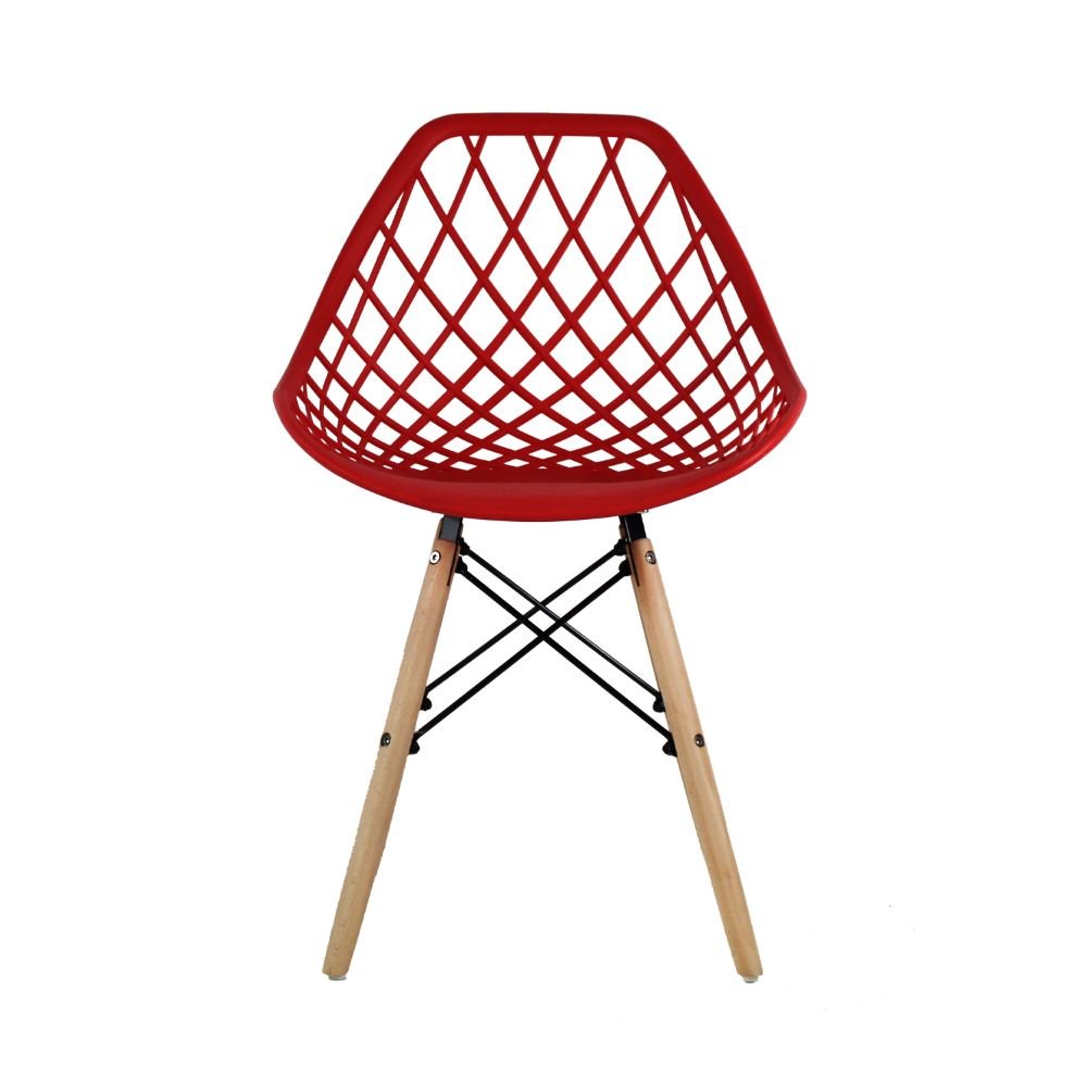SILLA KINGSTRONG OSLO VENTO SILL0363037 | Silla Comercial para Cafetería | Base 4 Puntas Madera | Polipropileno | Interior Bar Hotel Hostelería Restaurante Zona de Alimentos