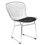 SILLA NOGAL BEAT SILLA BERTOIA | Silla Comercial para Hotel | Varios Colores | Acero | Interior