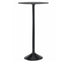 Mesa periquera redonda Colos Stato A/T-600 con base de acero y pedestal tubular alto
