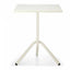 Mesa cuadrada Colos TA 1/Q-700 con estructura tubular de acero y cubierta de lámina troquelada para exterior