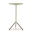 Mesa periquera redonda Colos TA 2-600 con base tubular de acero y cubierta circular troquelada