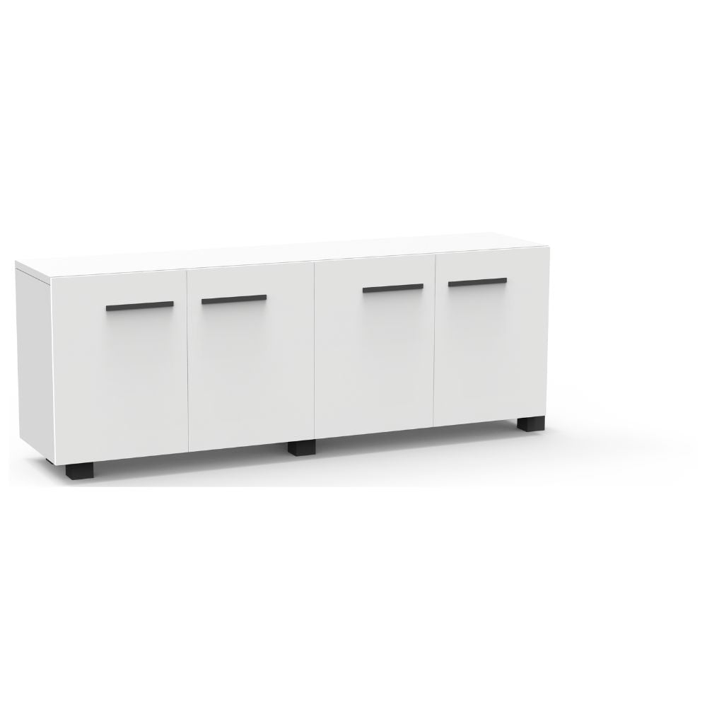 CREDENZA COLIN VTCR -00XG | Credenza | 2 a 4 Puertas | Melamina Cristal | Interior - VTCR-004G - Colin - NOGAL BEAT - Credenza