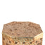 MESA AUXILIAR NOGAL BEAT JANE | Mesa Auxiliar Ocasional Decorativa | 54 cm | Cobre Multicolor | Hierro Galvanizado | Interior - 109314 - Zuo - NOGAL BEAT - Mesas