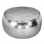 MESA DE CENTRO NOGAL BEAT SOLO | Mesa de Centro Ocasional | 40 cm | Plata | Aluminio Galvanizado | Interior - 109370 - Zuo - NOGAL BEAT - Mesas