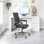 NOGAL BEAT AUCTION | Silla de Oficina | Base Estrella con Rodajas | Vintage Negro | Piel Sintética 100% Poliuretano Contrachapada | Interior - 109021 - Zuo - NOGAL BEAT -