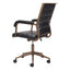 NOGAL BEAT AUCTION | Silla de Oficina | Base Estrella con Rodajas | Vintage Negro | Piel Sintética 100% Poliuretano Contrachapada | Interior - 109021 - Zuo - NOGAL BEAT -