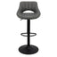 Nogal Beat Berna Banco Alto Altura Ajustable Tapizado Vinil Diseño Industrial para Bar - BANC0903619 - Mundo In - NOGAL BEAT - Bancos