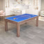 Mesa ZUO BONKER 3 en 1 de comedor, billar y ping pong en MDF imitación madera color marrón