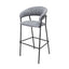 NOGAL BEAT CACERES 65 CM W29 | Banco Decorativo Ocasional | 65 cm | Base 4 Puntas | Varios Colores | Interior - SILL0904435 - Mundo In - NOGAL BEAT - Banco para bar