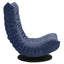 Nogal Beat Down Silla Giratoria Baja Habitacion Sala de Estar Dormitorio Azul - COST101411 - Zuo - NOGAL BEAT - Sillas