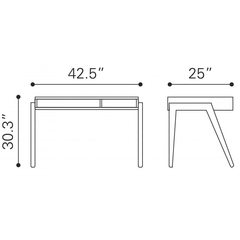 NOGAL BEAT LINEA | Escritorio Moderno | Nuez | Madera de Acacia Contrachapado MDF | Interior - 199054 - Zuo - NOGAL BEAT -