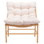 NOGAL BEAT MERILYN | Silla Decorada Al Aire Libre | Extructura en Aluminio | Beige y Natural | Tejido Ratán Sintético | Exterior - 703972 - Zuo - NOGAL BEAT -