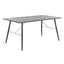 Nogal Beat Mesa de Comedor Luxo 160x90 - MESA0903534 - Mundo In - NOGAL BEAT -