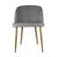 SILLA KINGSTRONG MOB-055 LUCCA LINO SILL2242340 | Silla Ocasional Comedor Cocina Bistró | Base 4 Puntas de Madera | Tapizado Tela | Interior | Vestíbulo Uso Interior Departamento Cuarto Apartamento Alojamiento Estudio Decoración Interiores Casa Habitación Comedor